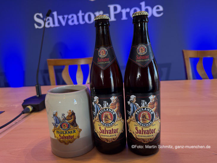 Nockherberg 2026: der Salvator steht schon bereit (&copy;Foto: Martin Schmitz)